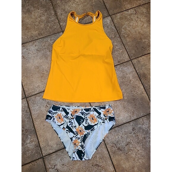 Sample Tankini Swimsuits for Women Loose Fit Modest Two Piece, L - Picture 1 of 13
